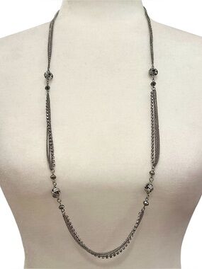 Silver Multi-Strand Necklace